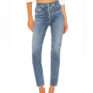 Agolde High Rise Blue Women's Jeans